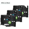5PCS 231 241 Compatible for Brother Tz TZe-231 Tz-241 Tze-131 631 831 335 Tapes Black On White 12mm Label Tape for P-Touch Maker