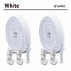 Elastic Laces Sneakers Tennis No Tie Shoe laces Lock Shoelaces without ties Kids Adult Flat Shoelace Shoes Accessories 2Pair