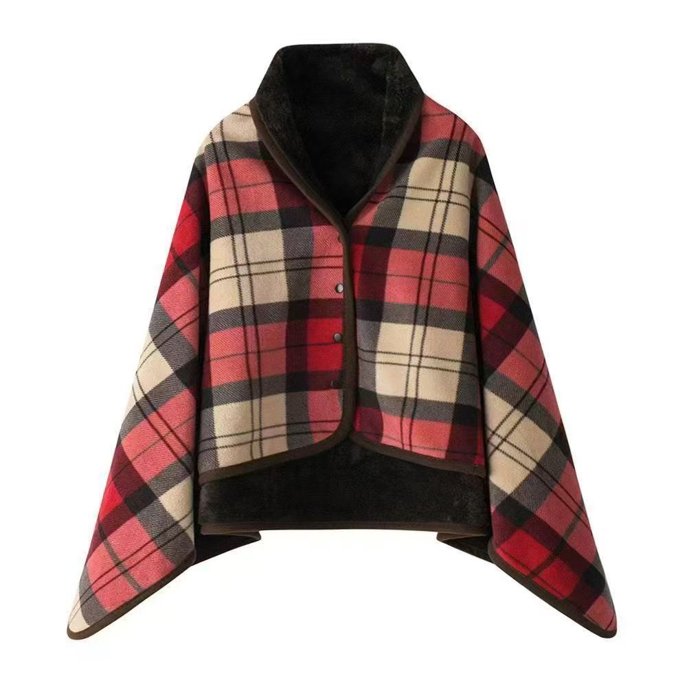 Flannel Shawl Elegant Blanket Wearable Lazy Casual Office Warmth Shawl Blanket for Comfort And Style Multifunction