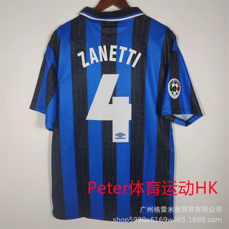 09-10 Inter Retro Jersey Ronaldo Inter Milan 2001/02 Jersey Football Jersey