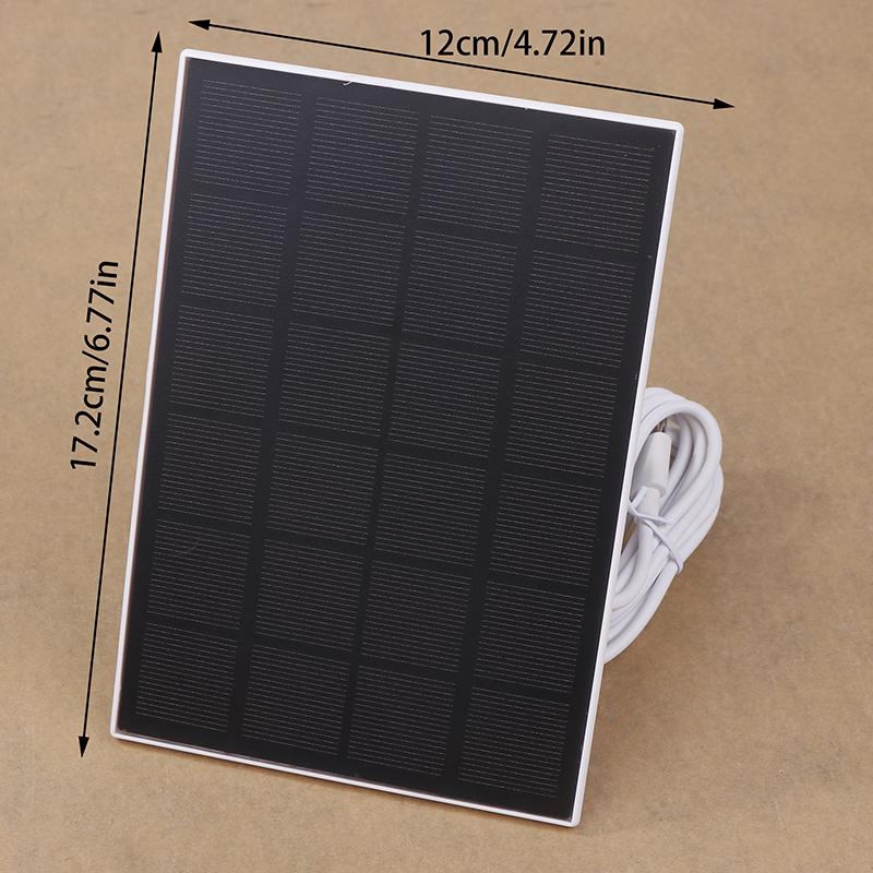 Solar Panel Type C Outdoor Dc Waterproof Solar Cells Charger Solar Panels For Security Camera Small Home Light System