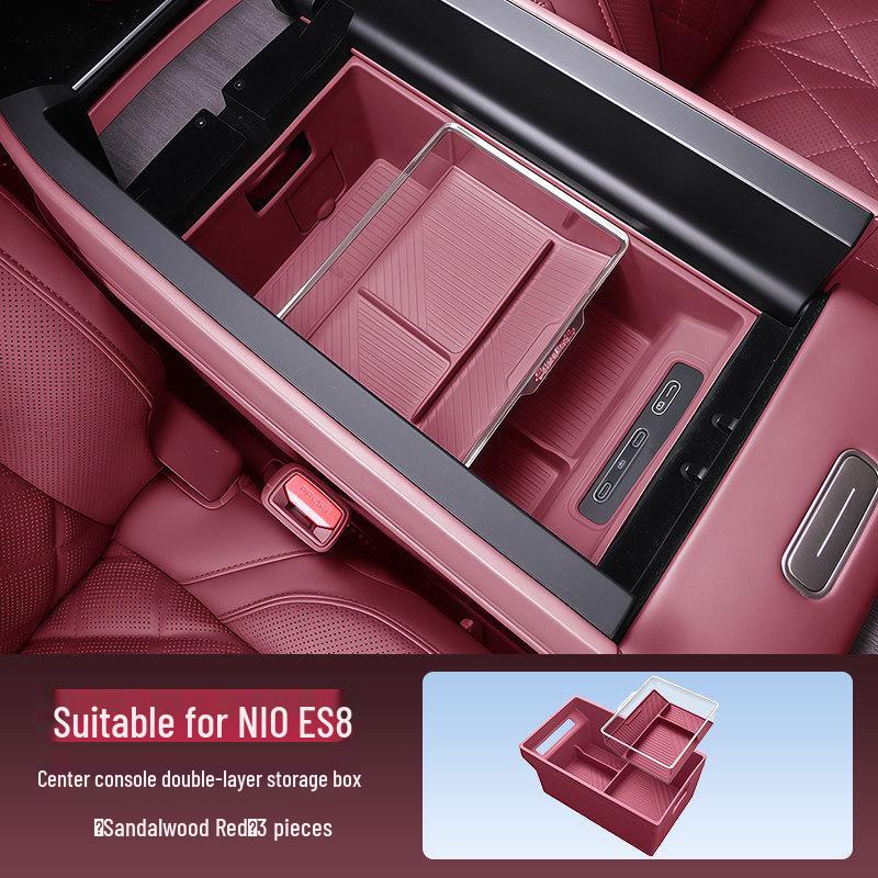 Fits 26 Nio ES8 Models: Armrest Box Storage Organizer for Car Interiors