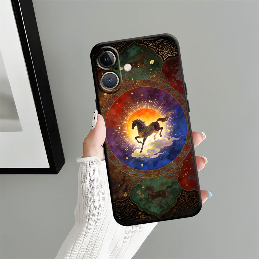 Cartoon Cool Dragon Horse Case for Apple iPhone 17 Pro Max 14 Air 15 Pro 7 8 11 16 13 XR XS MAX 12 Funda Phone Cover