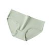 English standard Morandi color girl mid-waist cotton cute women's underwear student seamless bow briefs