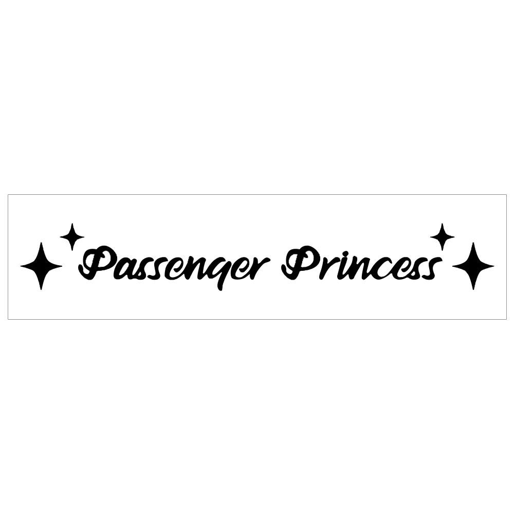 Passagerare Princess Star Bilspegeldekaler Dekoration Backspegel Bilfordon Vinyldekaldekal Interiörtillbehör