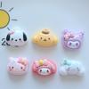 10Pcs Kawai Bright Surface Sandwich Biscuit Animal Series Resin Flat Back Scrapbook Figurine Diy Bow Decor Accessories Crafts A9