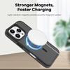 Für iPhone 16 Pro Hülle Kompatibel mit MagSafe PC + TPU Anti-Drop Handyhülle