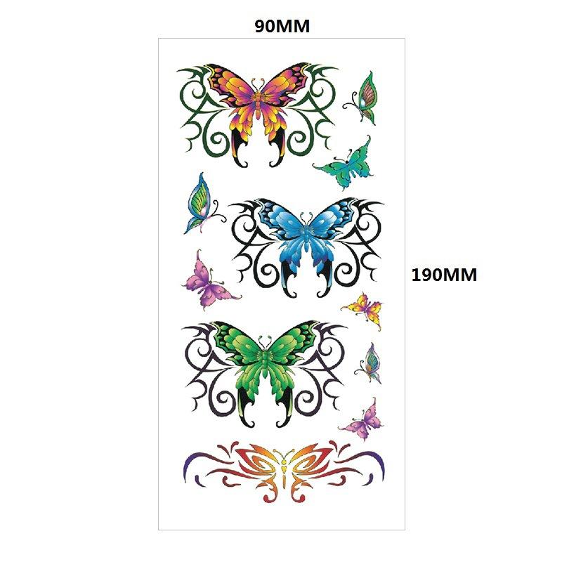 Water Transfer Phoenix Flower Colored Rose Waterproof Tattoo Sticker Set Simulation Tattoo Sticker