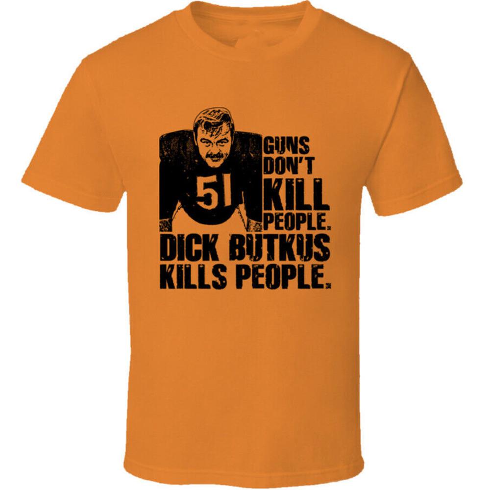 Dick Butkus NEW T-shirt Yellow Short Sleeve All Sizes JJ4542