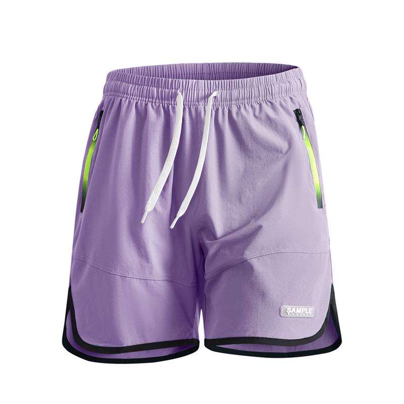 Men's Quick-Dry Ice Silk Sports Shorts - Plus Size, Casual Beach Fitness & Running Pants