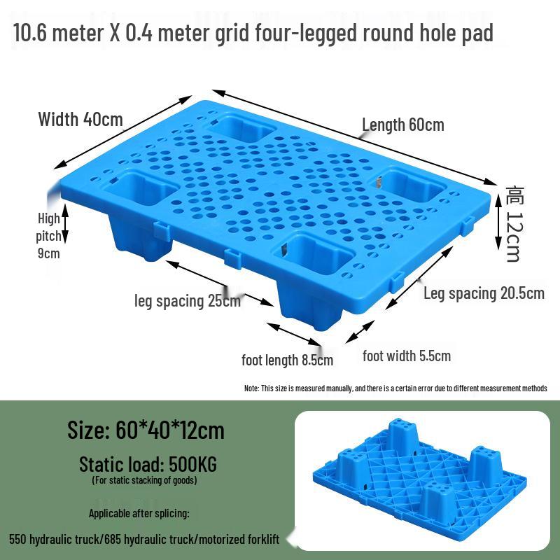 Moisture-Proof Plastic Forklift Pallet Platform Tray