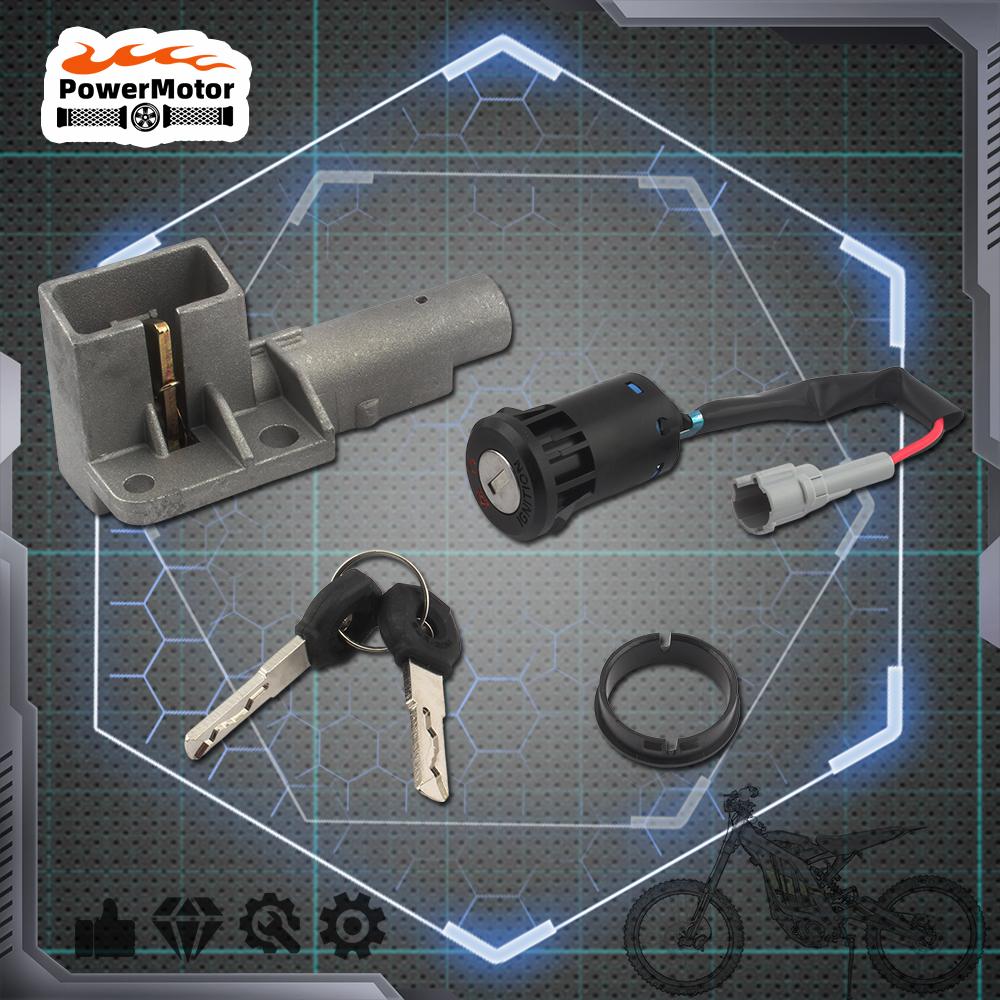 Motorcycle Ignition Switch Lock Key Set For Surron Light Bee Segway X160 X260 Parts Dirt Bike Accessories Replacement Parts