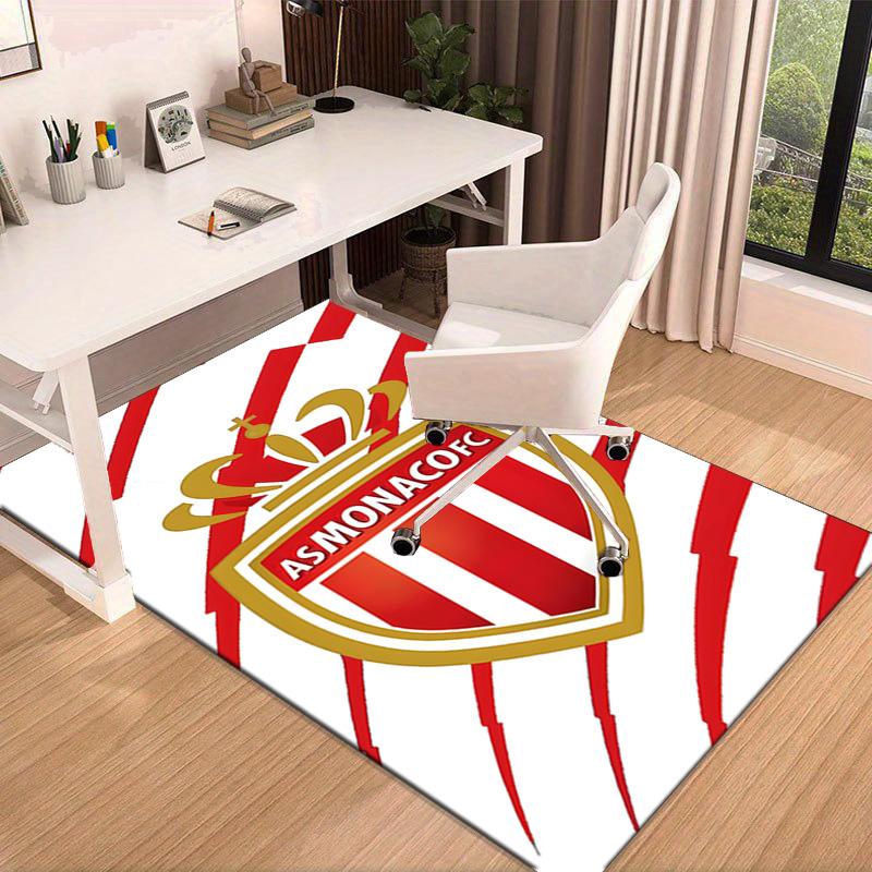 Monaco Football club Printed Area Rug for Office, Chair Rug, Decorative Carpet Floor Mat, Large Size Fan gifts Christmas gifts