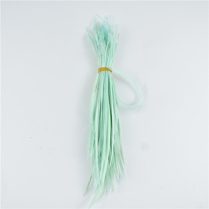 Färgade Naturliga Gåsfjädrar För Hårhantverk Fjädrar För Smyckestillverkning Flugbindningsmaterial Dekoration Karneval Drömfångare