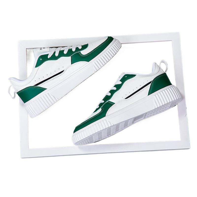 Autumn New Fashionable and Versatile Casual White Sports Shoes Four Season Anti Slip and Versatile Thick Soled White Men's Shoes