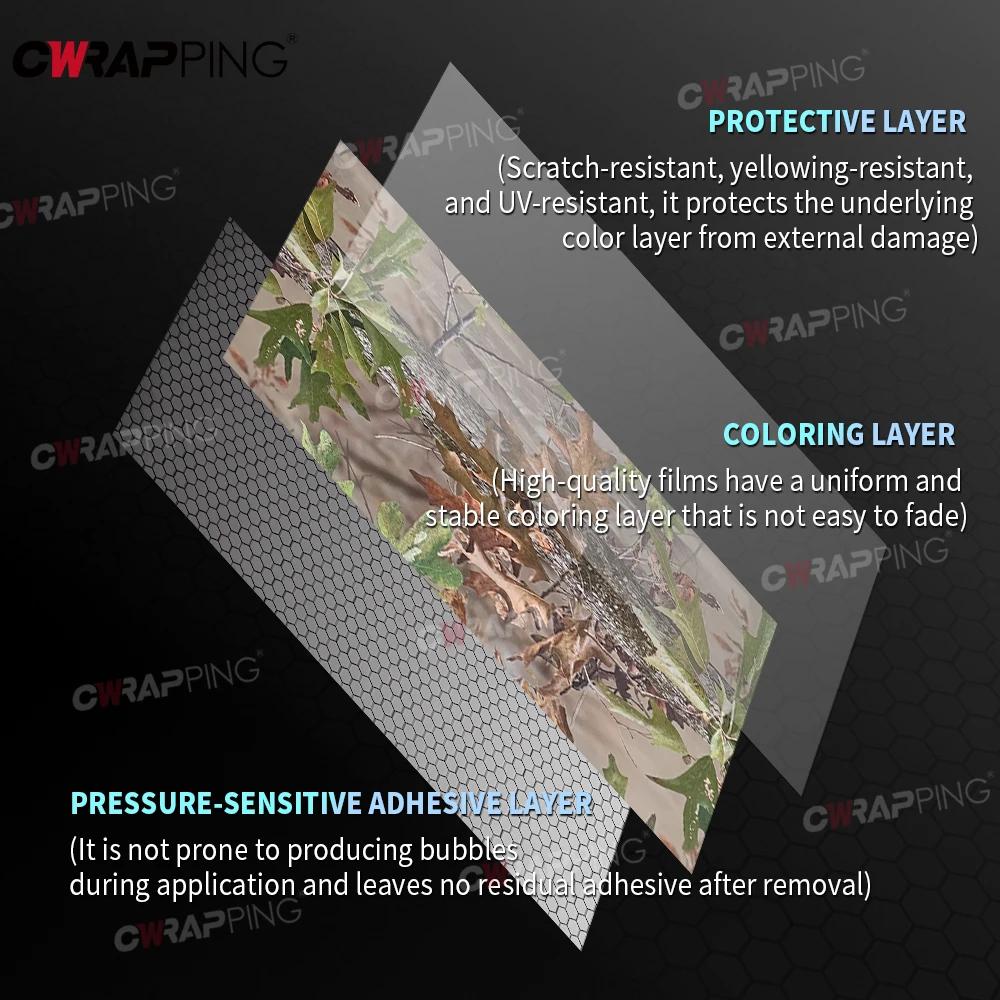 PVC Autoaufkleber Vinyl für Motorrad Camouflage-Textur Autozubehör für LKW Motorräder Autofolie Abdeckung Wrap