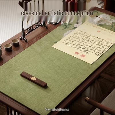 Alfombrilla de fieltro estilo chino para pincel de caligrafía - Decoración de escritorio de estudio