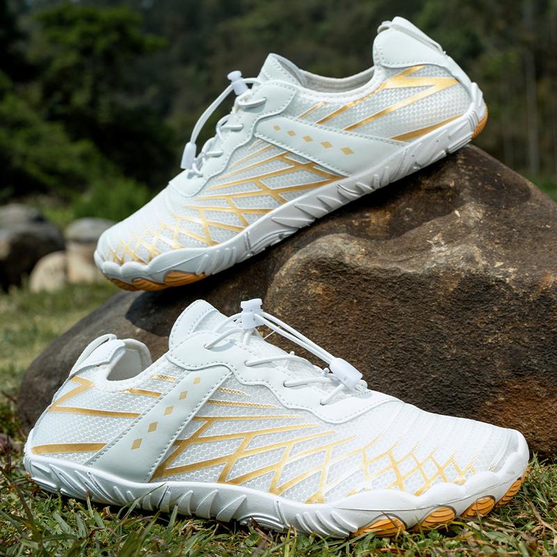 Paar Strandschuhe Rutschfest Schnelltrocknend Bachlaufverfolgung Aquaschuhe Outdoor Angeln Wandern Barfuß Fünf Finger Schnorchel-Sneaker