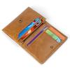 "RFID Leather Card Holder: Genuine Retro Cowhide, Multi-Card Slots for Men & Women"