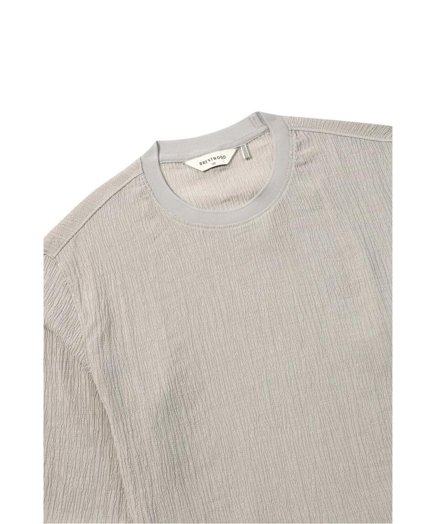 BRENTWOOD [Very Comfortable] Crease Round Neck Sweatshirt Brtas26351Bex