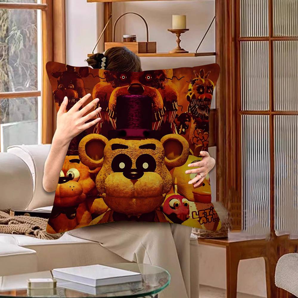 Five N-Nights At F-Freddys Fashion Maple Design Cushion Cover Happy Autumn Harvest Decor Holiday Decorati Pillow Cover