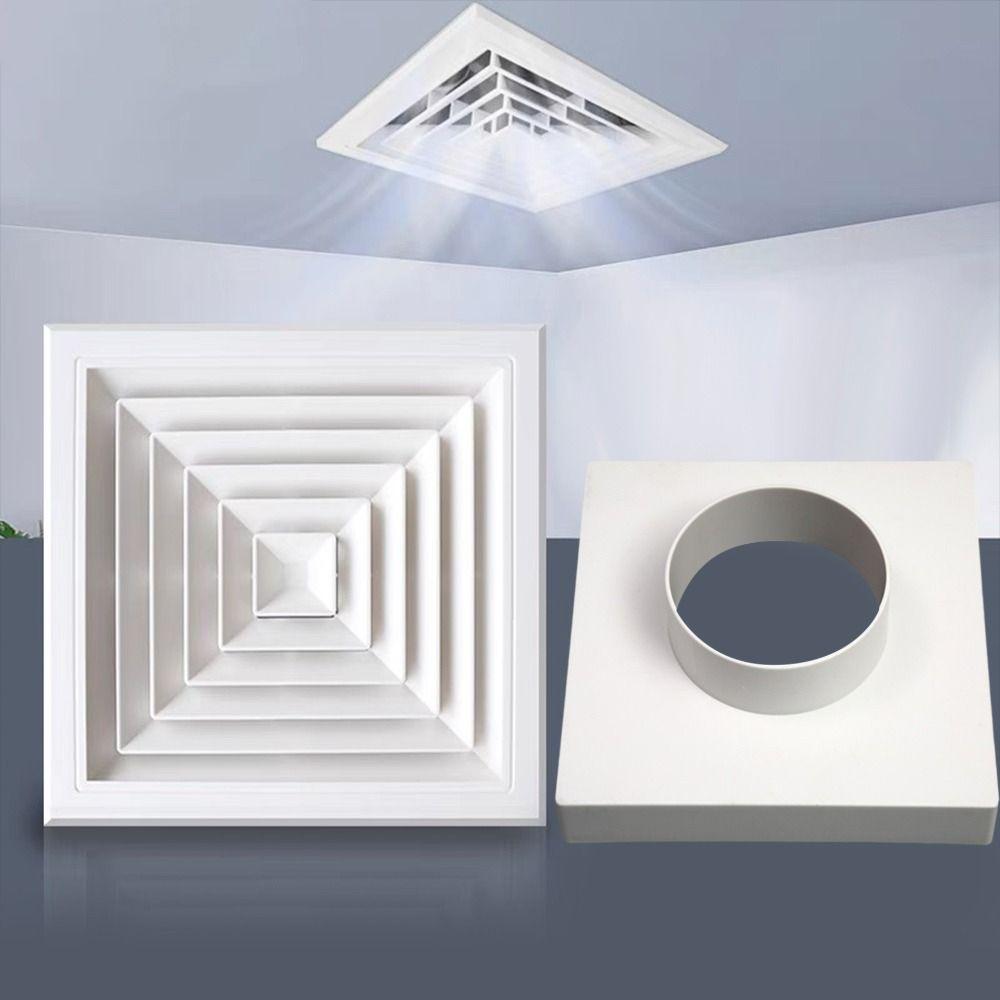 Square Ceiling Diffuser Ducting Ventilation Grill Cover  for Outlet Vent Accessories
