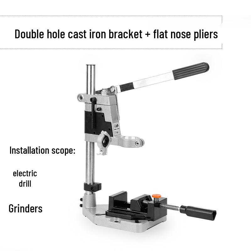 Multi-Function Electric Drill Stand for Bench or Handheld Use