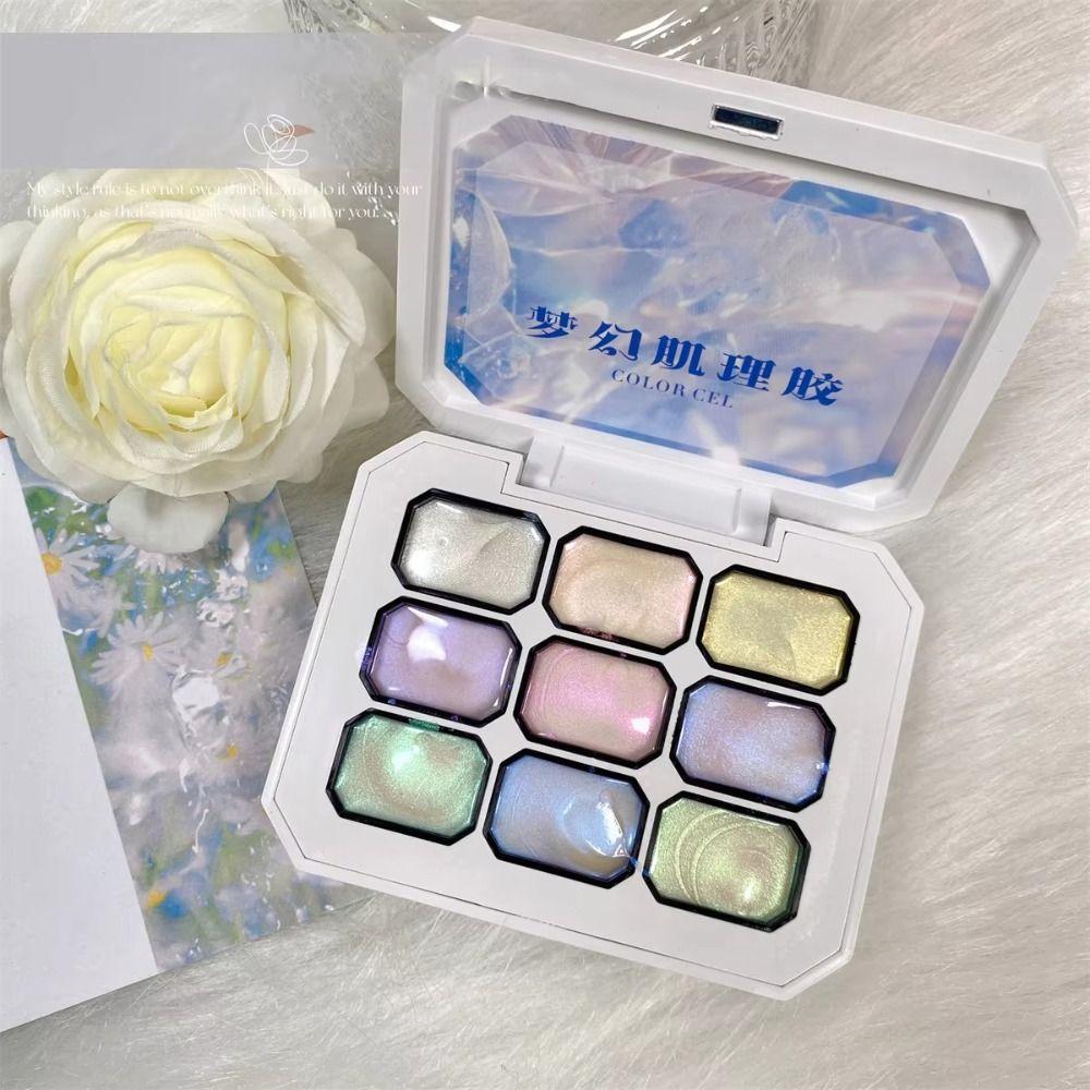 Esmalte de Gel de 9 Colores Polvo para Uñas Semipermanente 2025 Uñas de Gel