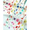 Resin Bookmarks Handmade Transparent Dried Flower Student Stationery School Supplies Ruler Bookmark for Women Adults Kids