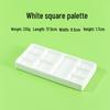 Multi-Compartment Ceramic Palette: Divided Plate for Seasoning, Dipping, or Painting with Four and Eight Grids