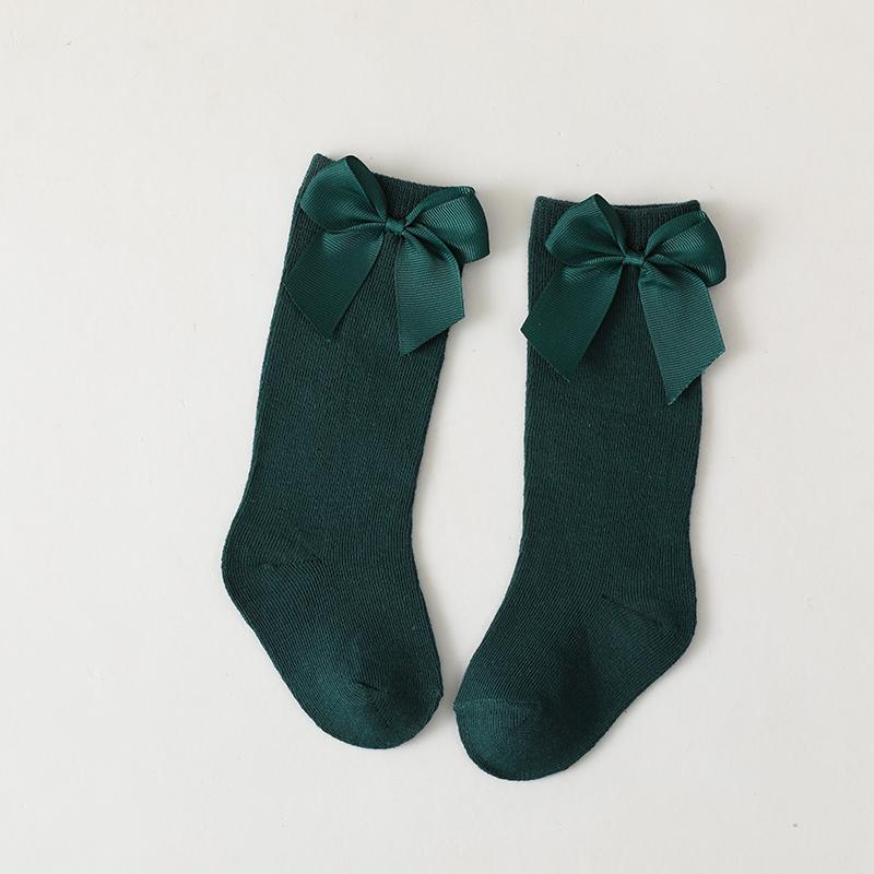 Summer Kids Knee High Socks Baby Girls Boys Bow Long Sock Soft Cotton Mesh Breathable Children Hollow Out Socken For 0-7 Years