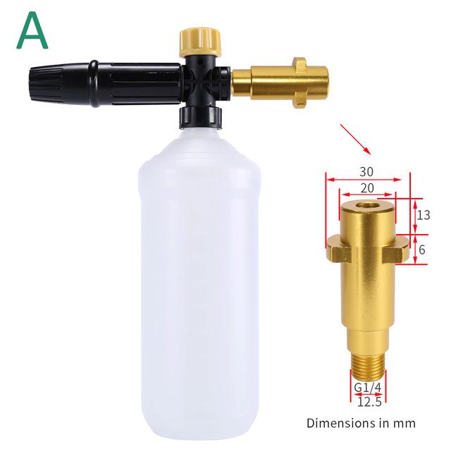 Pressure Washer Adjusable Foam Cannon Car Washer Snow Foam Lance High Pressure Soap Foamer Foam Generator Car Foam Cleaner Spray