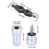 Powerful Steel Battery Cleaning Brush Reusable Ergonomic Battery Terminal Cleaner Deburring 4-in-1 Cleaning Tool Automotive