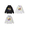Wassup Trendy American-Style Heavyweight Letter Foam Sweatshirt for Men, Autumn and Winter Loose Fit Versatile Hooded Top Jacket