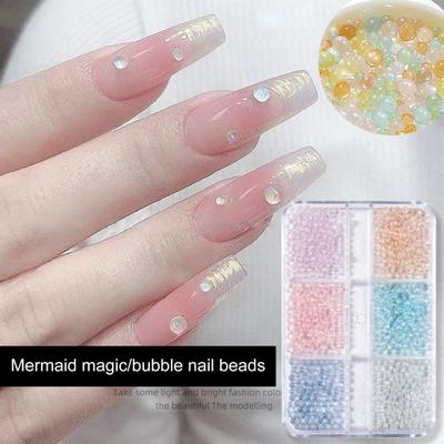 Nail Jewelry Stunning Visual Effect Glass Decorative