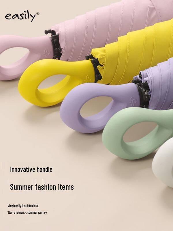 Easily Compact Ultralight 5-Fold UV Protection Sun Umbrella