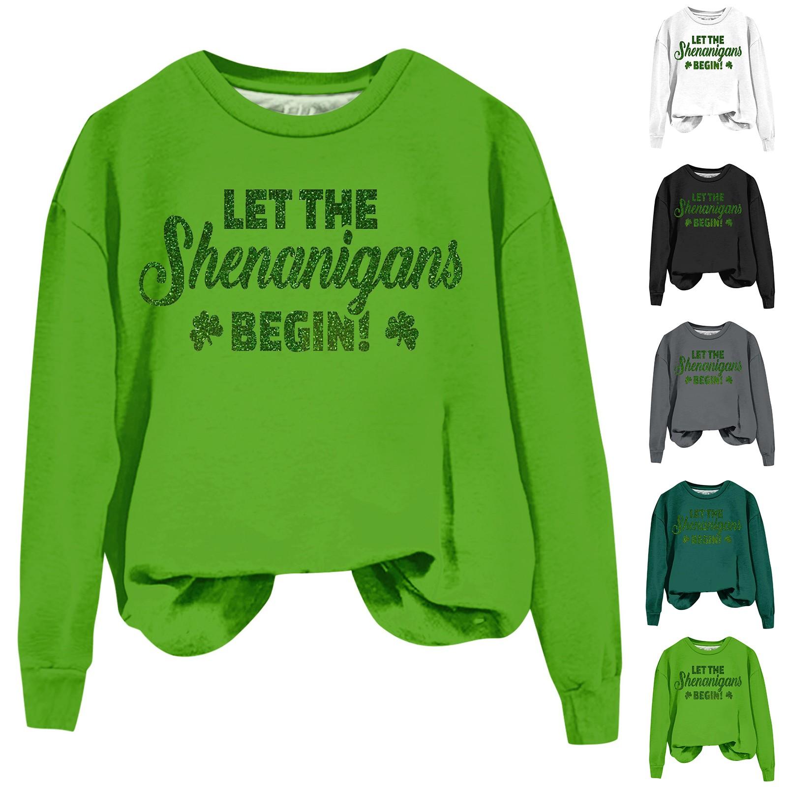 

Женские топы с длинными рукавами и круглым вырезом, повседневные, удобные, свободные, легкие, женские L зелёный