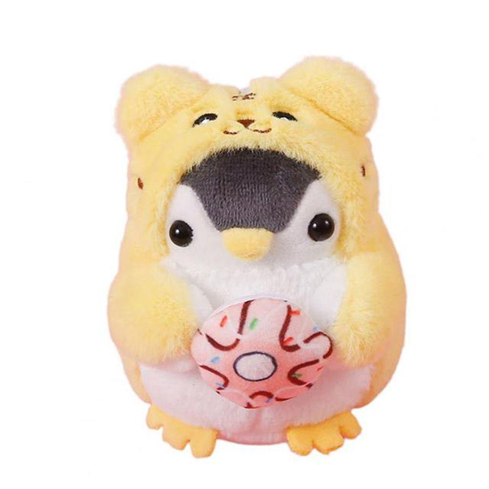 Animal Plush Doll Keychain Cute Cartoon Penguin Hamster Stuffed Plush Dolls Toys Key Ring Bag Pendant Kids Toy Birthday Gifts