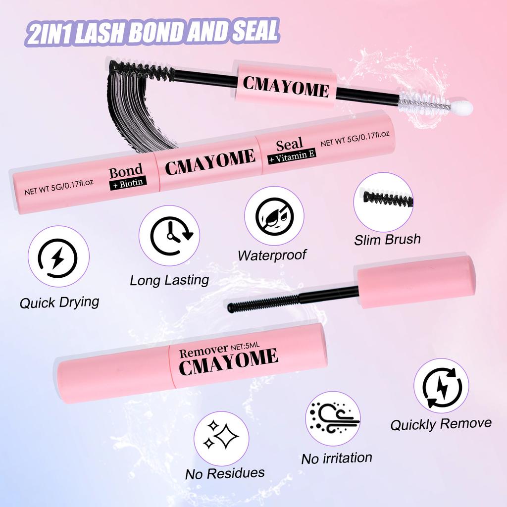 640 Tufts Diy Multi-Hair Eyelash Book 30D40D Natural Thick D Song Segmented False Eyelash Set