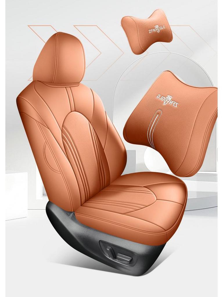 Leather Seat Covers for 2024 Toyota Crown Kluger 2.5L 4WD Luxury Full Coverage