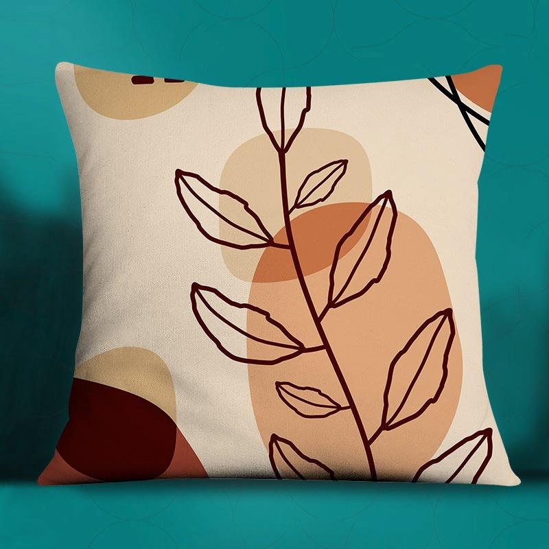 Fashion Classic Square Decorative Pillowcase Geometric Pattern Living Room Sofa Cushion Pillow Home Decor