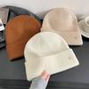 High-end wool rabbit down~ knitted wool hat for men and women, small ear protectors for autumn and winter, warm stacking hat, cold hat