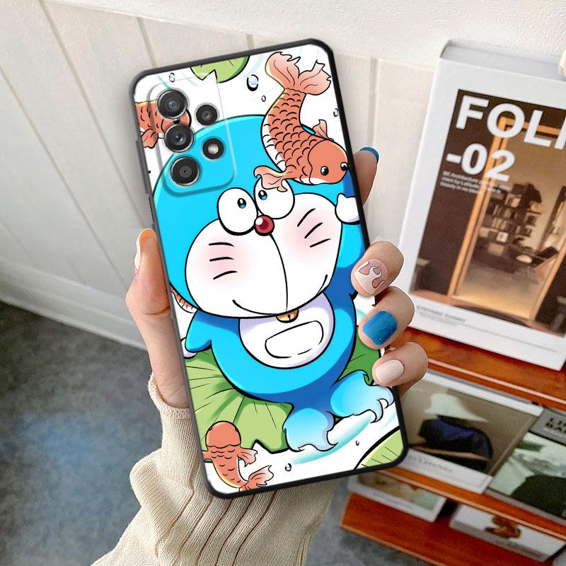 Funny Cartoon Doraemon Phone Case for Vivo Y20 S1 Y70 Y19 Y11 Y72 5G Y81 Y15 V20 Y53 V17 Y31 Y17 V21 Y90 TPU Soft Cover Capa