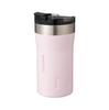 KARIBA Tumbler with Vacuum Stainless Locking SANTECO Lid, Insulated, Steel, Double-Walled, Pink, 350ml, Mouth,