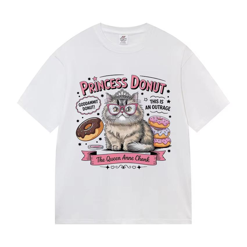 Funny Cat Graphic Print T Shirt Gang Cat Cool Hip Hop Short Sleeve Tshirts Mens Vintage High Quality Oversized Cotton Tees Top