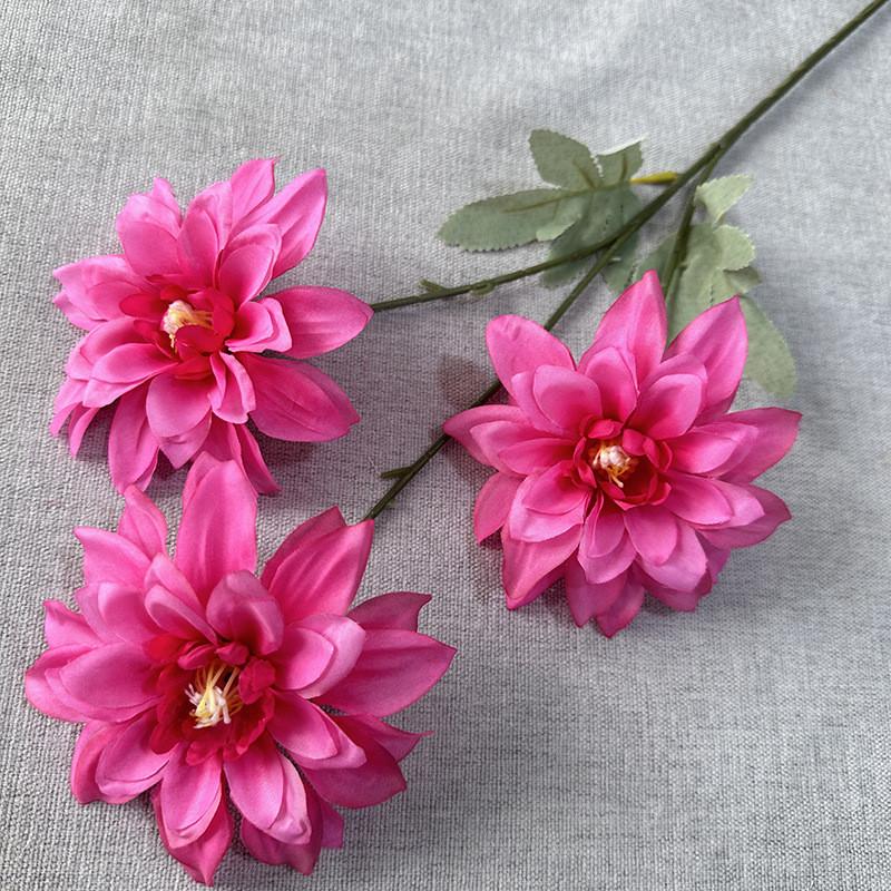 Artificial Flower Dahlia Wedding Hotel Restaurant Desktop Decoration Ornament