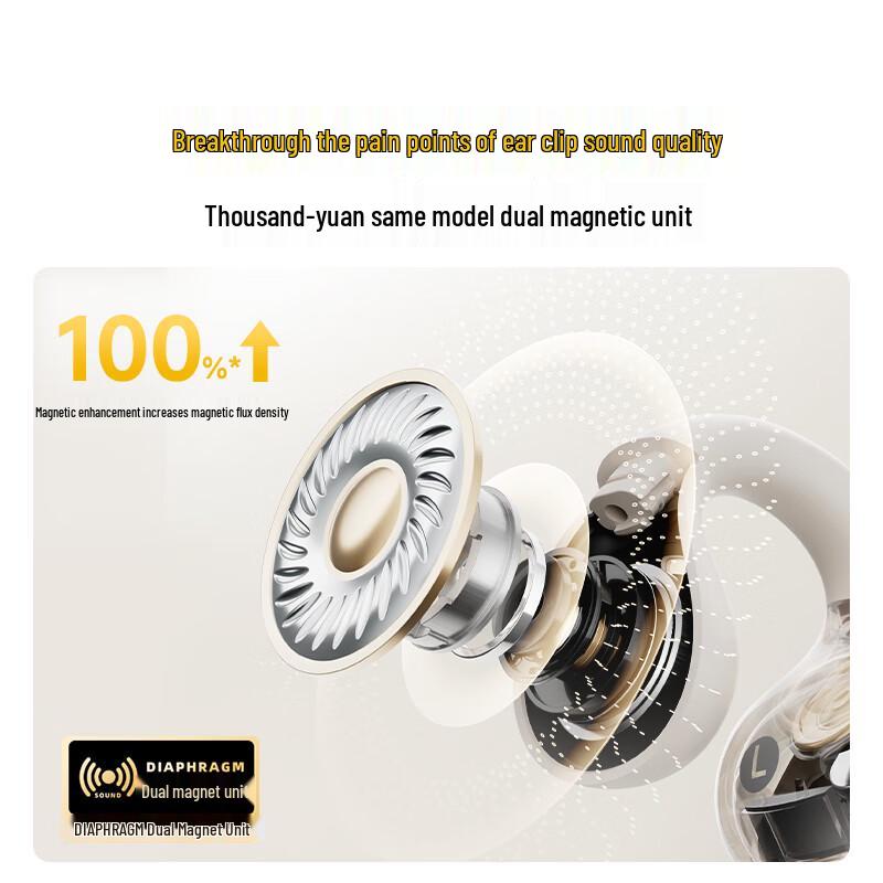 QCY C30 Open-Ear Bluetooth Ear Clip Headphones