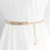 Ladies Waist Chain Decorative Dress Metal Hook Adjusting Belt Accessories Hanging Bead Chain