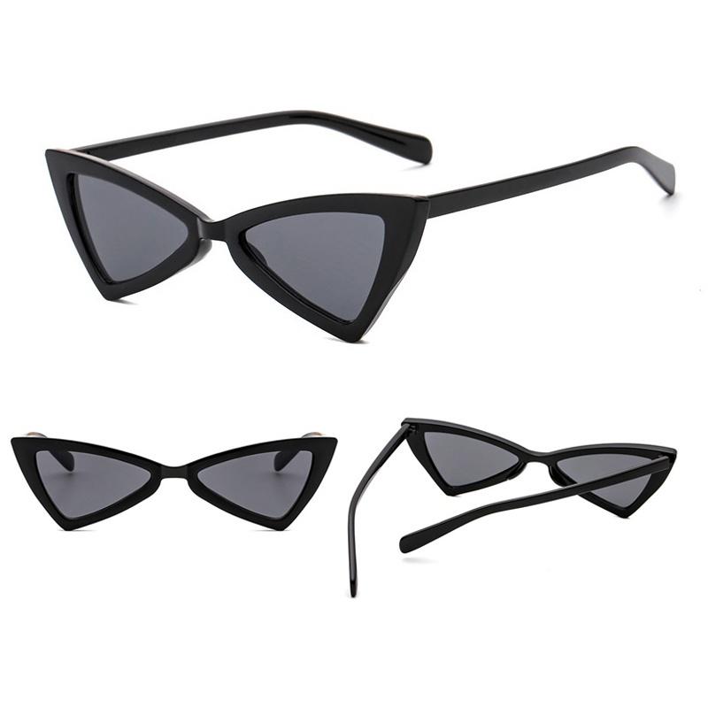 Módní osobnostní trojúhelníkové brýle dámské retro UV sluneční brýle letní venkovní doplňky