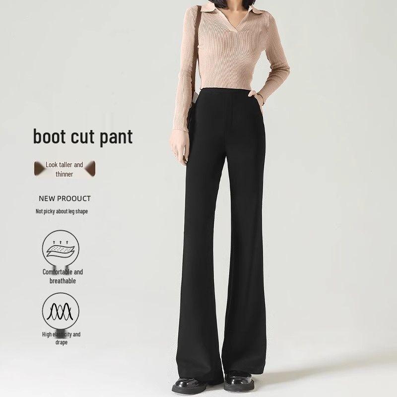 

Women s High Waist Flared Bell Bottom Pants - Petite Slimming Style for Spring/Summer 2026 L (Recommended 110-120 lbs)